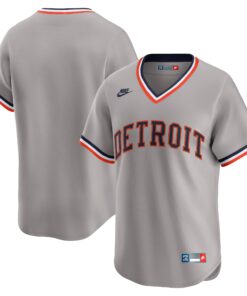 Detroit TigersCooperstown Collection Limited Jersey  Gray