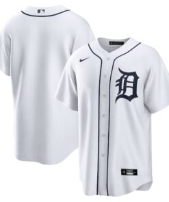 Detroit TigersHome Replica Team Jersey  White