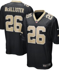 Deuce McAllister New Orleans Saints  Game Retired Player Jersey  Black