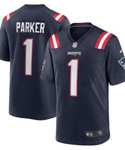 DeVante Parker New England Patriots  Game Jersey  Navy