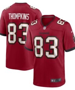 Deven Thompkins Tampa Bay Buccaneers  Game Player Jersey  Red