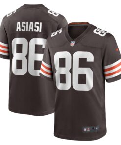 Devin Asiasi Cleveland Browns   Game Jersey   Brown