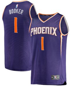 Devin Booker Phoenix Suns Fanatics Big &amp Tall Fast Break Player Jersey - Purple - Icon Edition