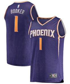 Devin Booker Phoenix Suns Fanatics Fast Break Replica Jersey Purple - Icon Edition