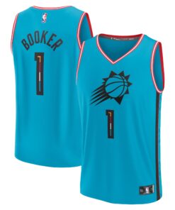 Devin Booker Phoenix Suns Fanatics Fastbreak Jersey - City Edition - Teal