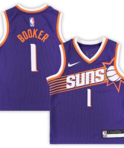 Devin Booker Phoenix Suns Preschool Swingman Player Jersey - Icon Edition - Purple
