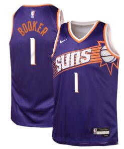 Devin Booker Phoenix Suns Youth Swingman Jersey - Icon Edition - Purple