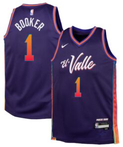 Devin Booker Phoenix Suns Youth  Swingman Replica Jersey - City Edition - Purple