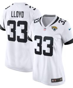 Devin Lloyd Jacksonville Jaguars  Women_s Away Game Player Jersey  White