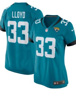 Devin Lloyd Jacksonville Jaguars  Women_s Player Game Jersey  Teal 1