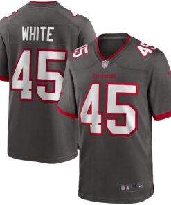 Devin White Tampa Bay Buccaneers  Game Jersey  Pewter