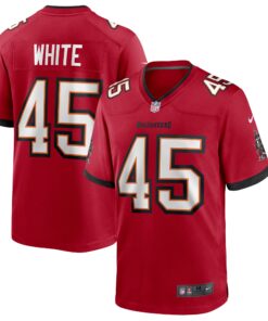 Devin White Tampa Bay Buccaneers  Game Player Jersey  Red