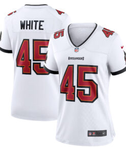 Devin White Tampa Bay Buccaneers  Women_s Game Jersey  White