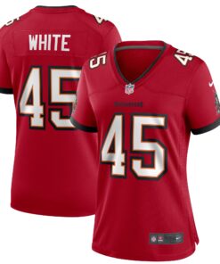 Devin White Tampa Bay Buccaneers  Women_s Game Player Jersey  Red