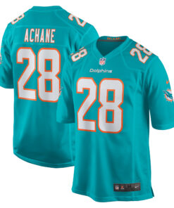 Devon Achane Miami Dolphins  Player Game Jersey  Aqua