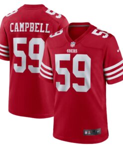 De_Vondre Campbell San Francisco 49ers  Team Game Jersey   Scarlet