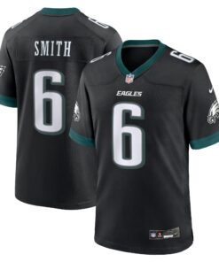 DeVonta Smith Philadelphia Eagles  Alternate Game Jersey  Black