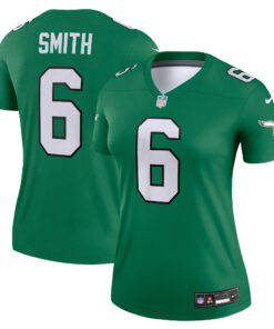 DeVonta Smith Philadelphia Eagles  Women_s Alternate Legend Player Jersey  Kelly Green