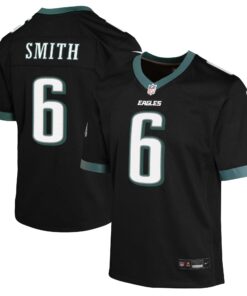 DeVonta Smith Philadelphia Eagles  Youth Game Jersey  Black