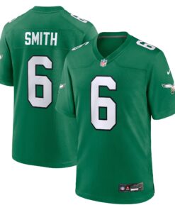 DeVonta Smith Philadelphia Eagles  Youth Game Jersey  Kelly Green
