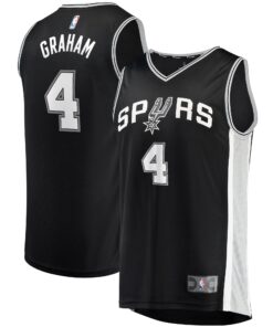 Devonte' Graham San Antonio Spurs Fanatics Youth Fast Break Player Jersey - Icon Edition - Black