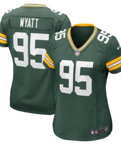 Devonte Wyatt Green Bay Packers  Women_s Player Game Jersey  Green