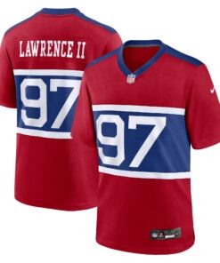Dexter Lawrence II New York Giants  Alternate Player Game Jersey  Century Red