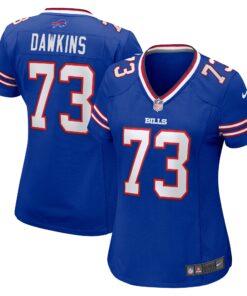 Dion Dawkins Buffalo Bills  Women_s Game Jersey  Royal
