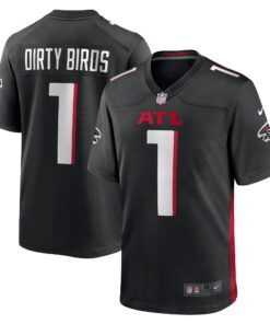 Dirty Birds Atlanta Falcons  Game Jersey  Black