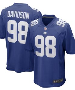 D.J. Davidson New York Giants  Game Player Jersey  Royal