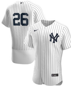 DJ LeMahieu New York YankeesHome Authentic Player Jersey  WhiteNavy