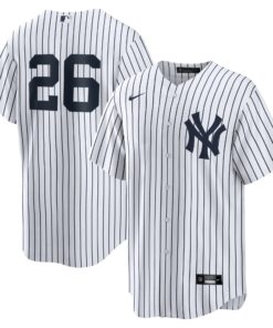 DJ LeMahieu New York YankeesHome Replica Player Name Jersey  White