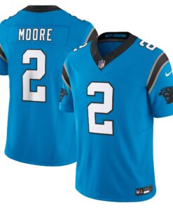 D.J. Moore Carolina Panthers  Vapor F.U.S.E. Limited Jersey  Blue