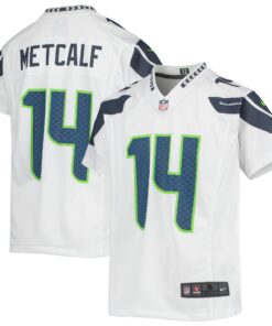 DK Metcalf Seattle Seahawks  Youth Game Jersey  White