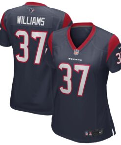 Domanick Williams Houston Texans  Women_s Game Retired Player Jersey  Navy