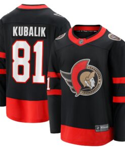 Dominik Kubalik Ottawa Senators Fanatics Home Breakaway Jersey  Black