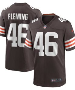 Don Fleming Cleveland Browns  Retired Player Jersey  Brown