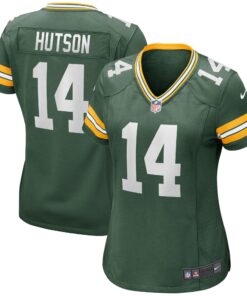 Don Hutson Green Bay Packers  Women_s Game Retired Player Jersey  Green