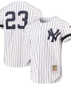 Don Mattingly New York Yankees Mitchell amp Ness Cooperstown Collection Authentic Jersey  White