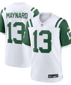 Don Maynard New York Jets  Classic Alternate Retired Player Game Jersey  White