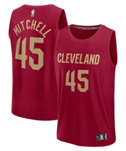 Donovan Mitchell Cleveland Cavaliers Fanatics Youth Fast Break Player Jersey - Icon Edition - Wine