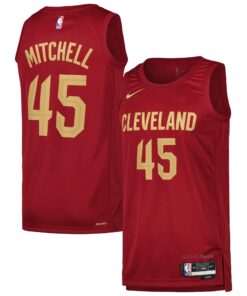 Donovan Mitchell Cleveland Cavaliers Swingman Player Jersey - Icon Edition - Wine