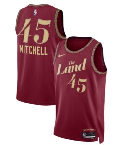 Donovan Mitchell Cleveland Cavaliers Unisex 202324 Swingman Jersey - Wine - City Edition