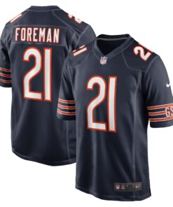 D_Onta Foreman Chicago Bears  Game Jersey  Navy