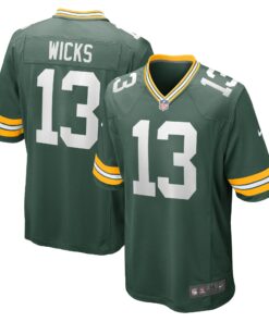 Dontayvion Wicks Green Bay Packers   Game Jersey   Green