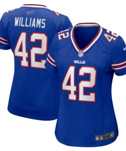 Dorian Williams Buffalo Bills  Women_s Home Game Jersey  Royal