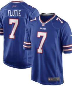 Doug Flutie Buffalo Bills  Game Retired Player Jersey  Royal