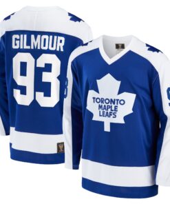 Doug Gilmour Toronto Maple Leafs Fanatics Breakaway Retired Player Jersey  Blue