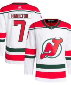 Dougie Hamilton New Jersey Devils  Primegreen Authentic Player Jersey  White