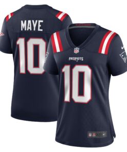 Drake Maye New England Patriots  Women_s 2024 NFL Draft First Round Pick Player Game Jersey  Navy